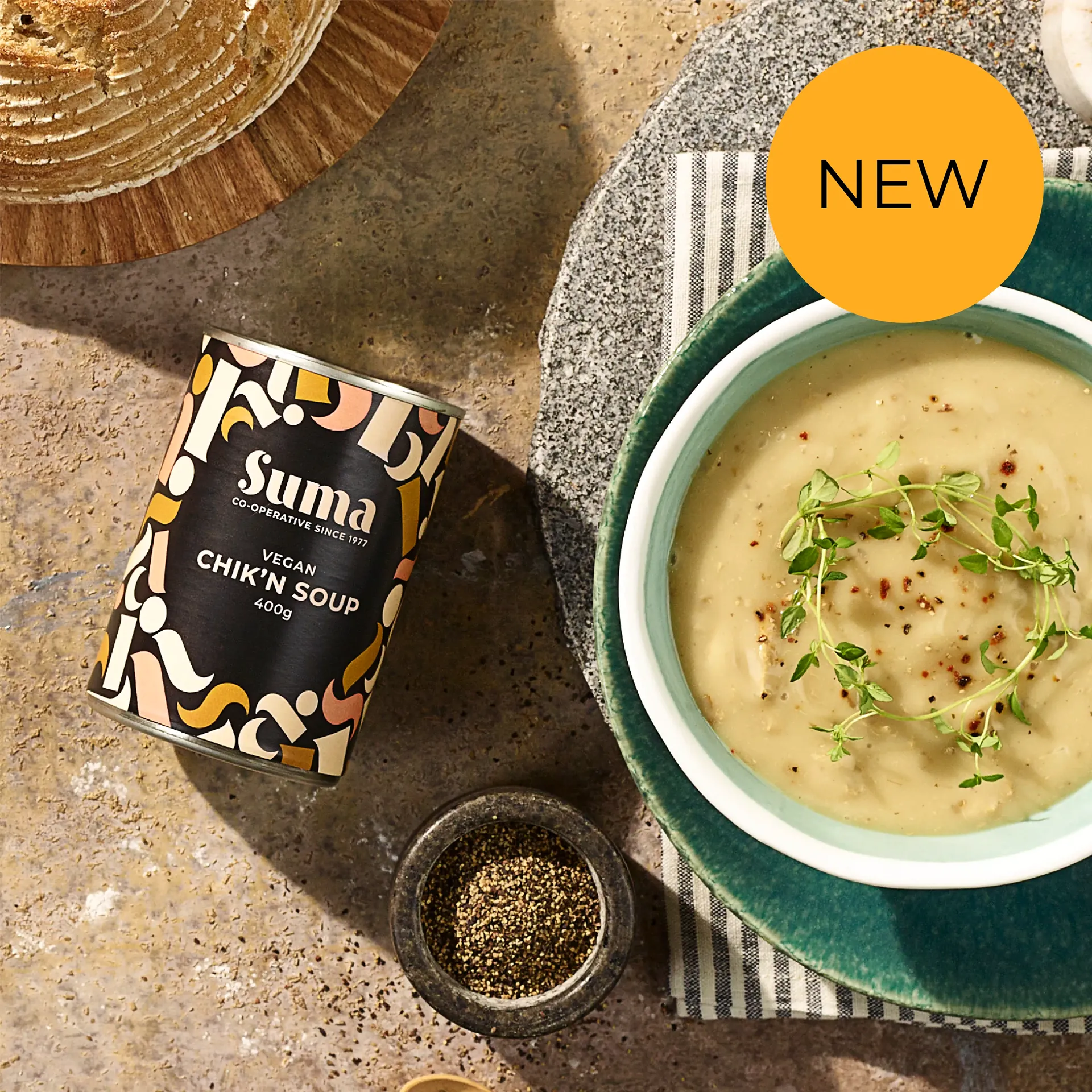 Suma's New Chick'n Soup